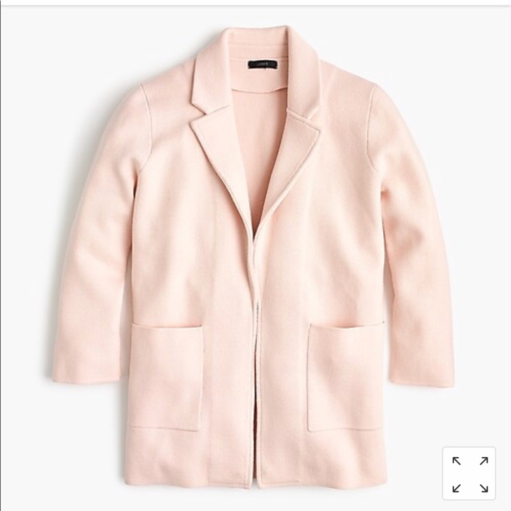 Jcrew Sophie open-front sweater-blazer NWT